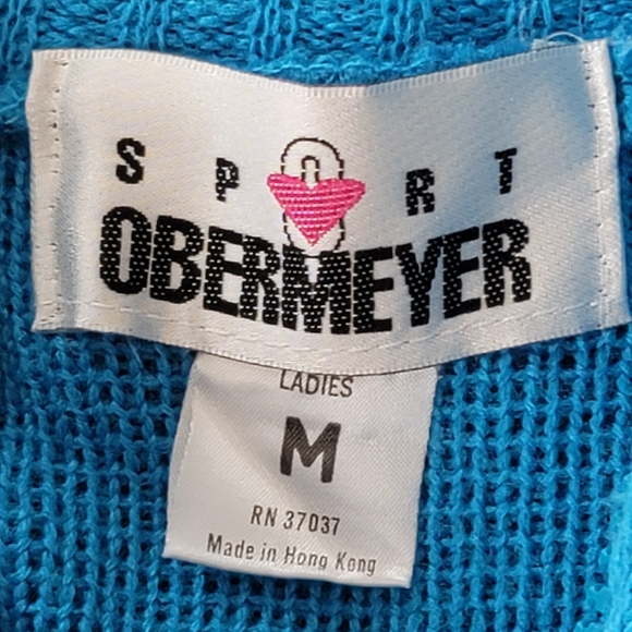 Obermeyer Sport Women's Julie Front Zip High Neck Knitted Sweater. Size M - Picture 2 of 9